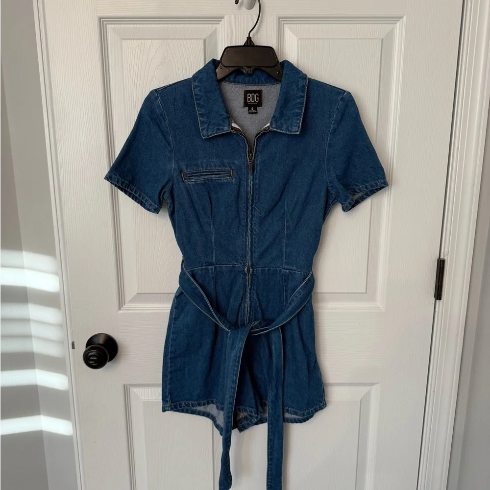 BDG Denim Romper - Picture 4 of 8